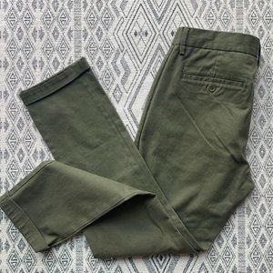 Distressed Olive Slim Stretch Fit Chinos | 30 x 30